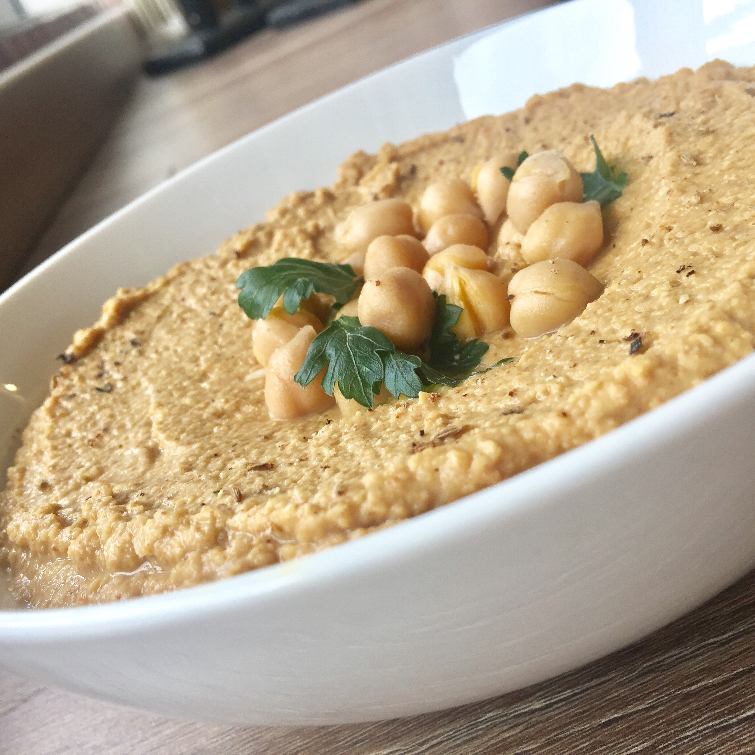 Hummus Light o Crema de Garbanzos Saludable – Mejor Real que Perfecto